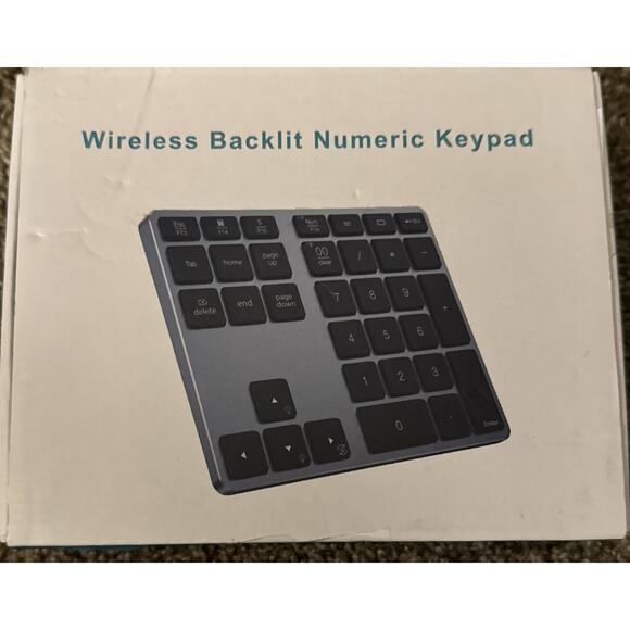 Backlit Keypad Bluetooth-Compatible 2.4G Wireless Triple Mode Keyboard 35 Keys - Picture 1 of 3
